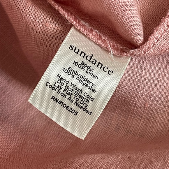 Sundance Amina Beauty Dress Floral Aztec Embroidered Linen Dress - Picture 13 of 16